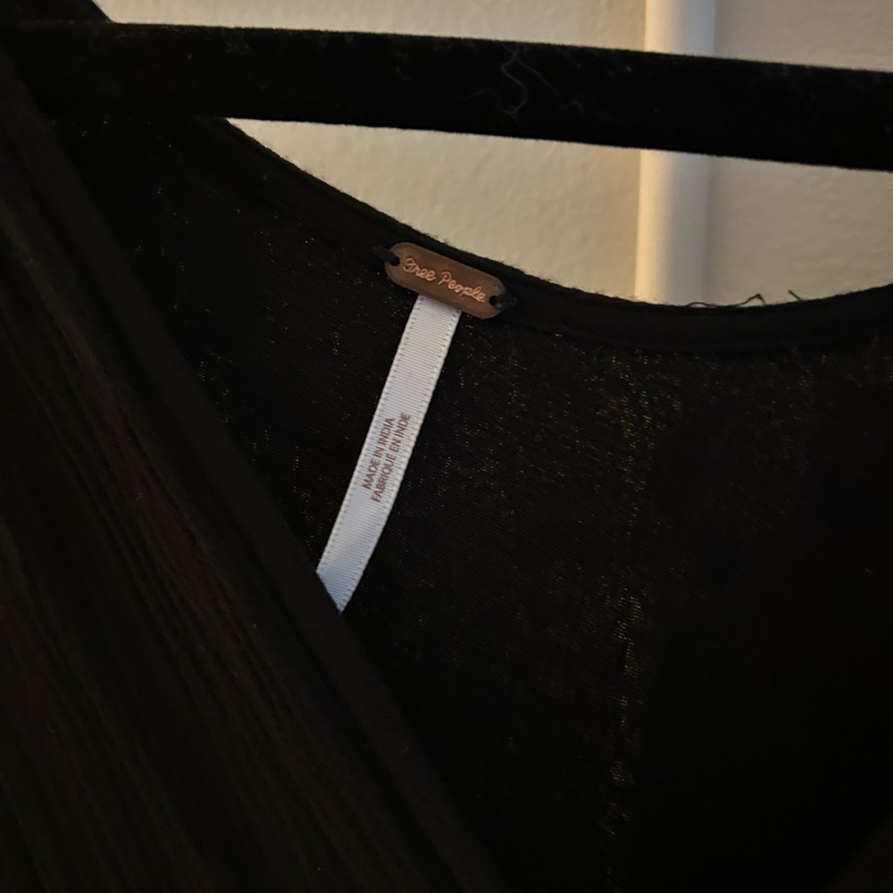 Free People Black tunic dress